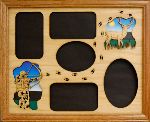 Bow Hunting Mule Deer Montage Picture Frame