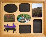 Boat Fishing Montage Picture Frame