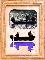 Fishing in Boat Picture Frame