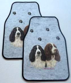 Springer Spaniel - Heads Car Mats