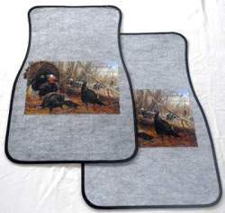Chisholm Valley Strut Turkeys Car Mats
