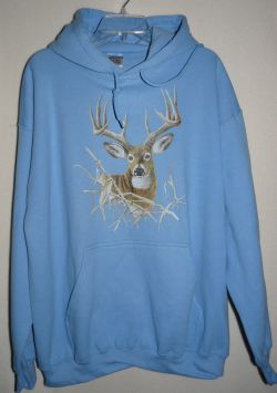 Buck Carolina Blue Hoodie
