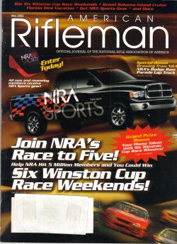 Vintage American Rifleman Magazine - May, 2002 - Very Good Condition