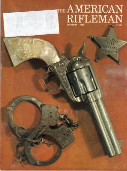 Vintage American Rifleman Magazine - January, 1977 - Very Good Condition