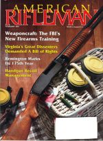 Vintage American Rifleman Magazine - February, 1991 - Very Good Condition