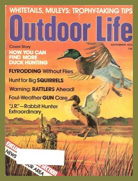 Vintage Outdoor Life Magazine - November, 1975 - Good Condition - Northeast Edition