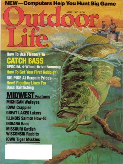 Vintage Outdoor Life Magazine - April, 1983 - Like New Condition - Midwest Edition