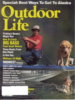 Vintage Outdoor Life Magazine - April, 1984 - Good Condition - Midwest Edition