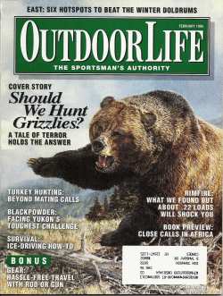 Vintage Outdoor Life Magazine - February, 1995 - Like New Condition