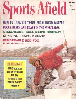 Vintage Sports Afield Magazine - January, 1965 - Very Good Condition