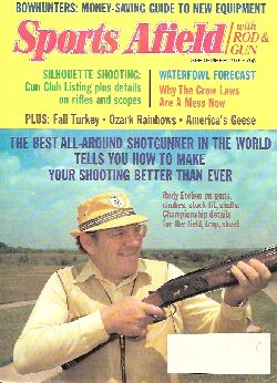 Vintage Sports Afield Magazine - September, 1976 - Very Good Condition