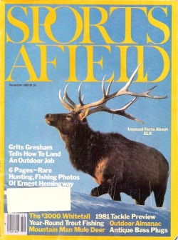 Vintage Sports Afield Magazine - December, 1980 - Like New Condition