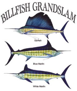 Billfish Grandslam Zip Up Hooded Sweatshirt