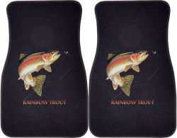 Rainbow Trout Combo Car Mats
