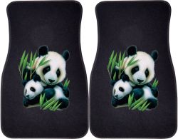 Panda and Cub Car Mats