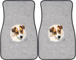 Jack Russell Head Car Mats