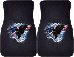 Patriotic Flying Eagle Car Mats