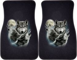Three Wolves Car Mats
