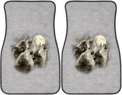 Wolf Howl Car Mats