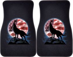 American Howl Wolf Car Mats