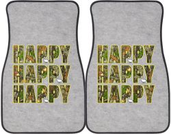 Happy Happy Happy Car Mats