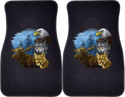 Moose, Eagle, Wolf, Bobcat Car Mats