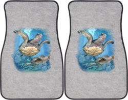 2 Sea Turtles Car Mats