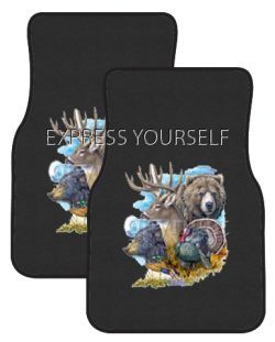 Wildlife Collage Car Mats