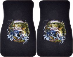 Large Mouth Bass Car Mats