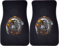 Dreamcatcher Eagle Car Mats