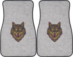 Multicolor Wolf Car...