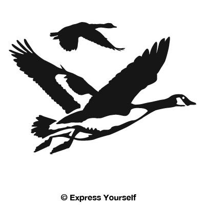 Gathering Geese Decal