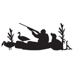 Goose Hunt Layout Blind Wall Decal