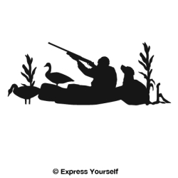 Goose Hunt Layout Blind Decal