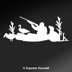 Goose Hunt Layout Blind Decal