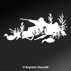 Duck Hunting Layout Blind Decal