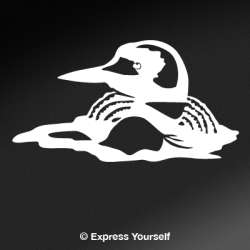 Detailed Loon Decal