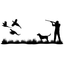 Pheasant Heaven Lab Wall Decal