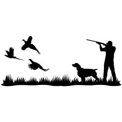 Pheasant Heaven Springer Mural Wall Decal