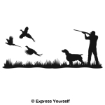 Pheasant Heaven Springer Mural Wall Decal