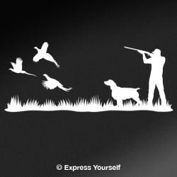 Pheasant Heaven Springer Mural Decal