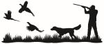 Pheasant Heaven Longhair Pointer Decal