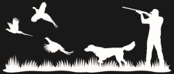 Pheasant Heaven Longhair Pointer Decal