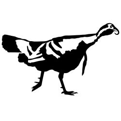 Turkey on the Run Wall Decal