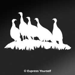 Turkey Flock Decal