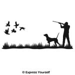 Grouse Heaven English Pointer Mural Decal