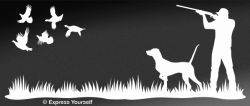 Grouse Heaven English Pointer Mural Decal