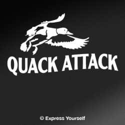 Quack Attack Duck 1 Decal