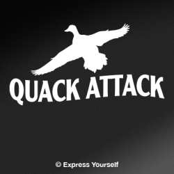 Quack Attack Duck 3 Decal