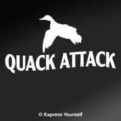 Quack Attack  Duck 5 Decal